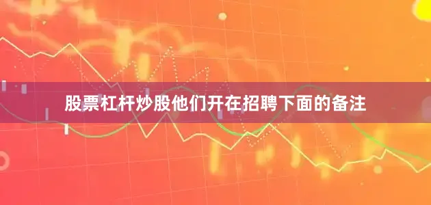 股票杠杆炒股他们开在招聘下面的备注